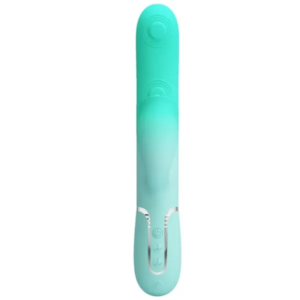 Gigi Multifunktions-Rabbit-Vibrator Aquagrün von Pretty Love Flirtation | Fesselliebe.de