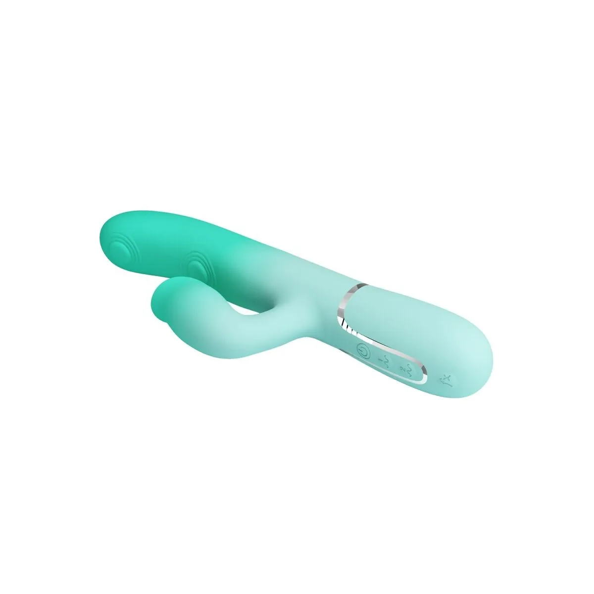 Gigi Multifunktions-Rabbit-Vibrator Aquagrün von Pretty Love Flirtation | Fesselliebe.de