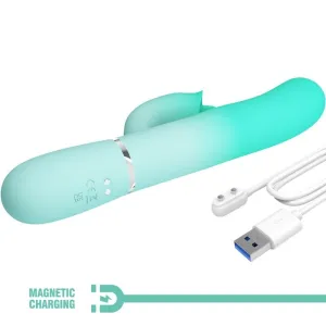 Gigi Multifunktions-Rabbit-Vibrator Aquagrün von Pretty Love Flirtation