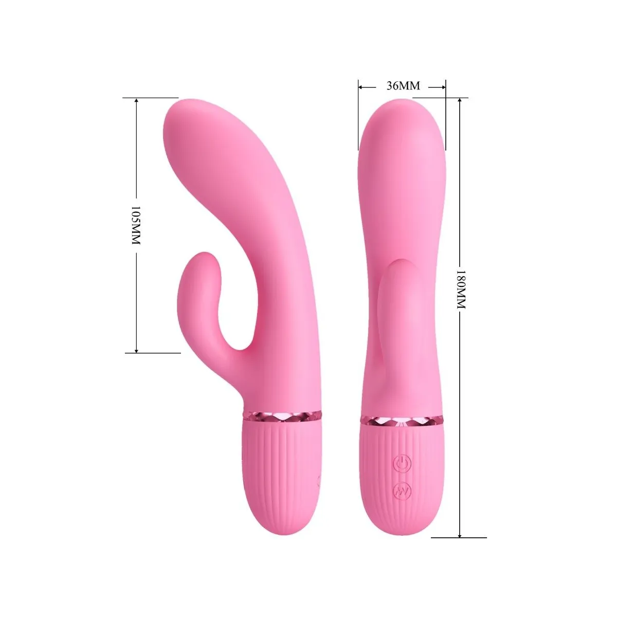 Marski Rabbit Vibrator & G-Spot Rosa von Pretty Love Flirtation | Fesselliebe.de
