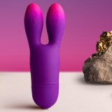Glo-Girl Bunny Lila Flexibler Vibrator von Rocks-Off | Fesselliebe.de