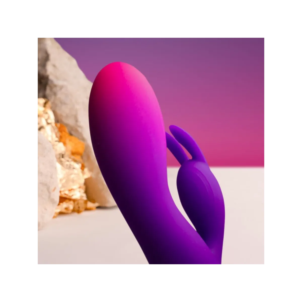 Glo-Girl Lila Rabbit Vibrator von Rocks-Off | Fesselliebe.de