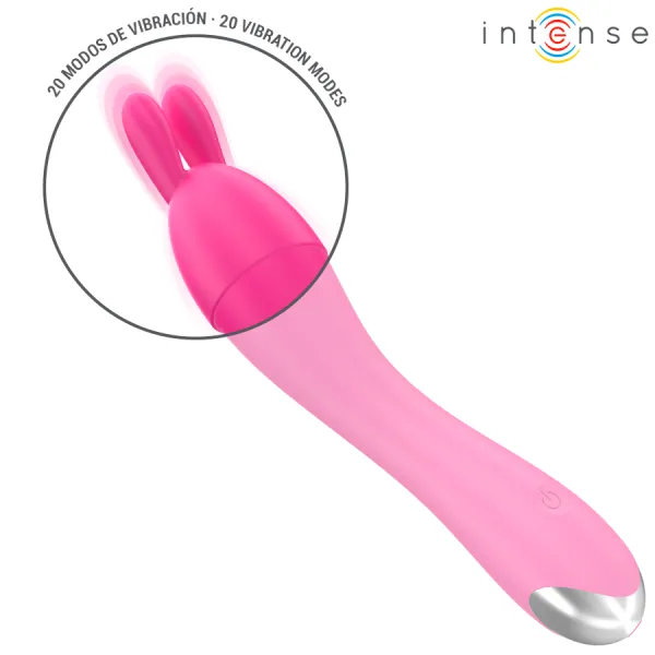 Cher Vibrator mit 20 Muster und Austauschbaren Aufsätzen von Intense Fun | Fesselliebe.de