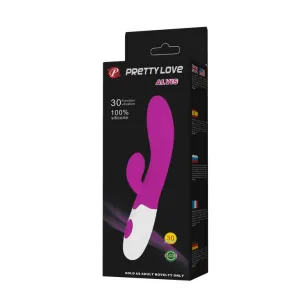 Flirtation Alvis Vibrator mit Klitoris-Stimulator von Pretty Love Flirtation