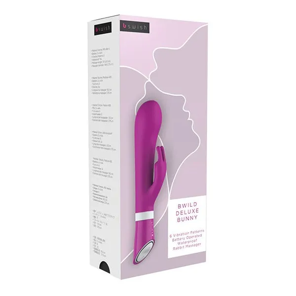 Bwild Deluxe Bunny Rabbit Vibrator Raspberry von B Swish | Fesselliebe.de