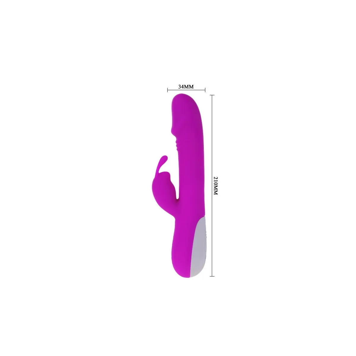 Flirtation Robert Vibrator mit Klitoris-Stimulator von Pretty Love Flirtation | Fesselliebe.de