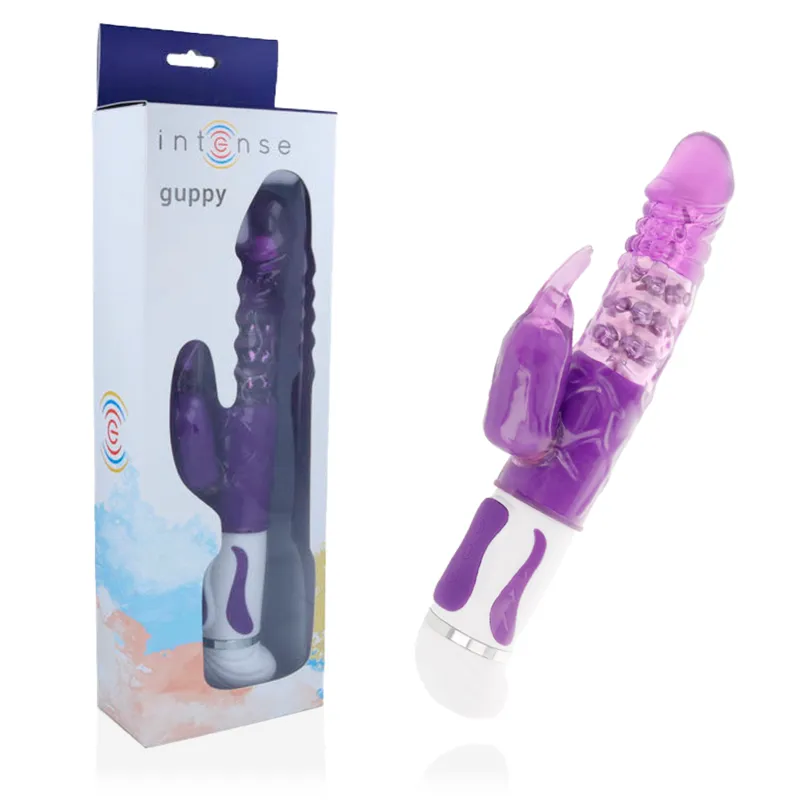 Guppy-Lila-Rotator-Vibrator von Intense Fun | Fesselliebe.de
