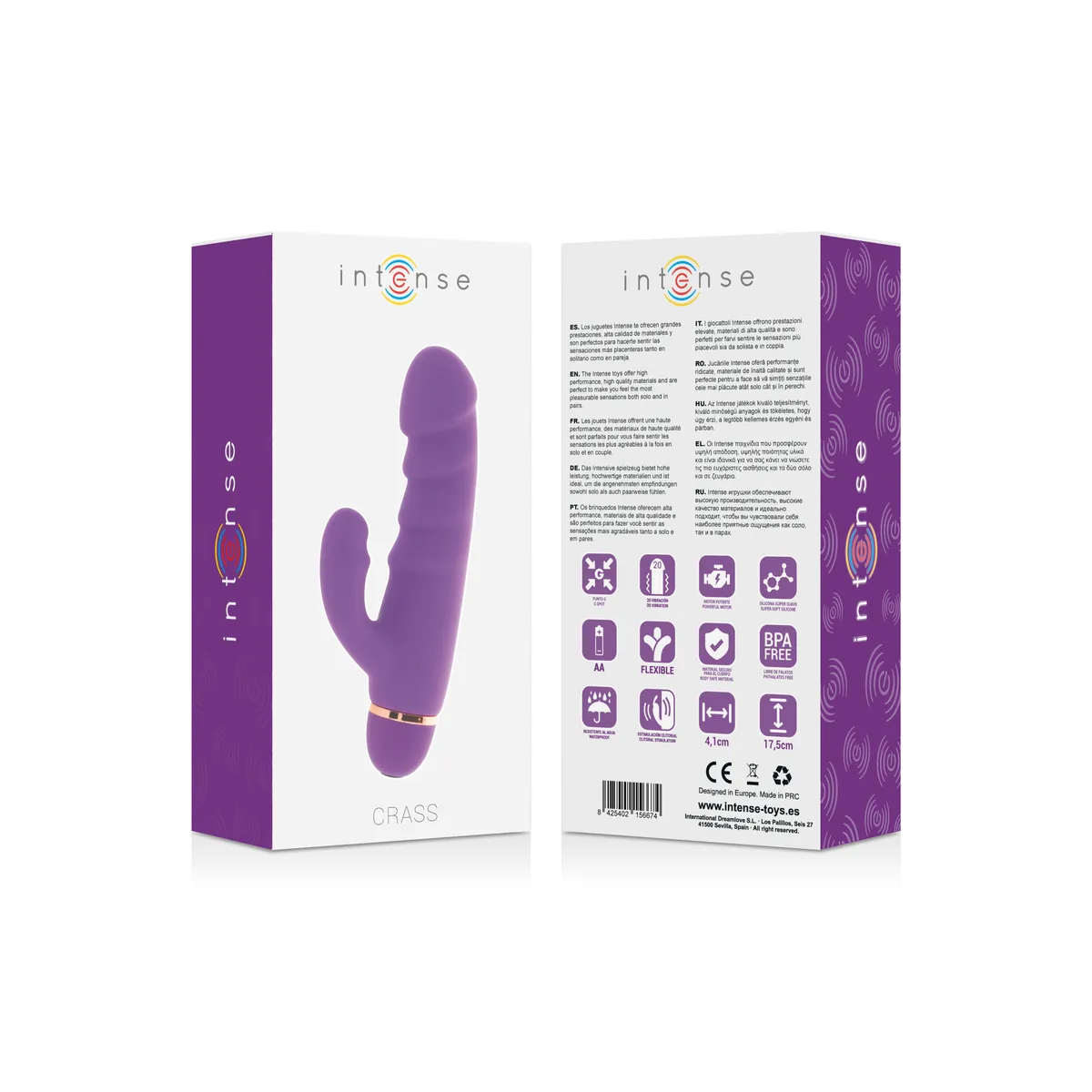 Kras 20 Geschwindigkeiten Silikonflieder von Intense Fun | Fesselliebe.de