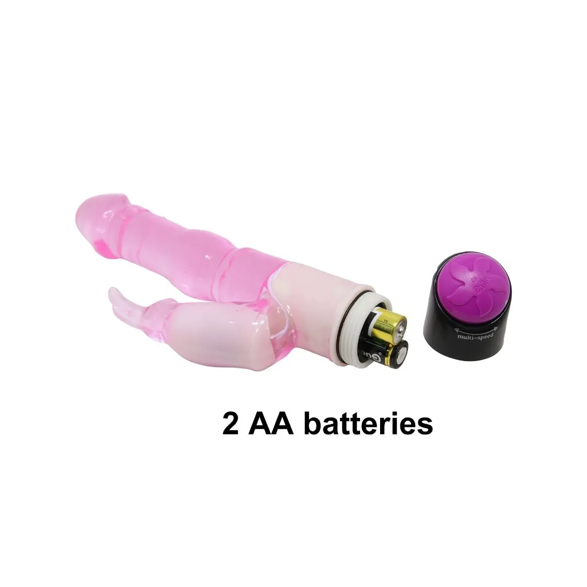 Waves Of Pleasure Fantasy Vibrator mit Rabbit 23 cm von Baile Vibrators | Fesselliebe.de