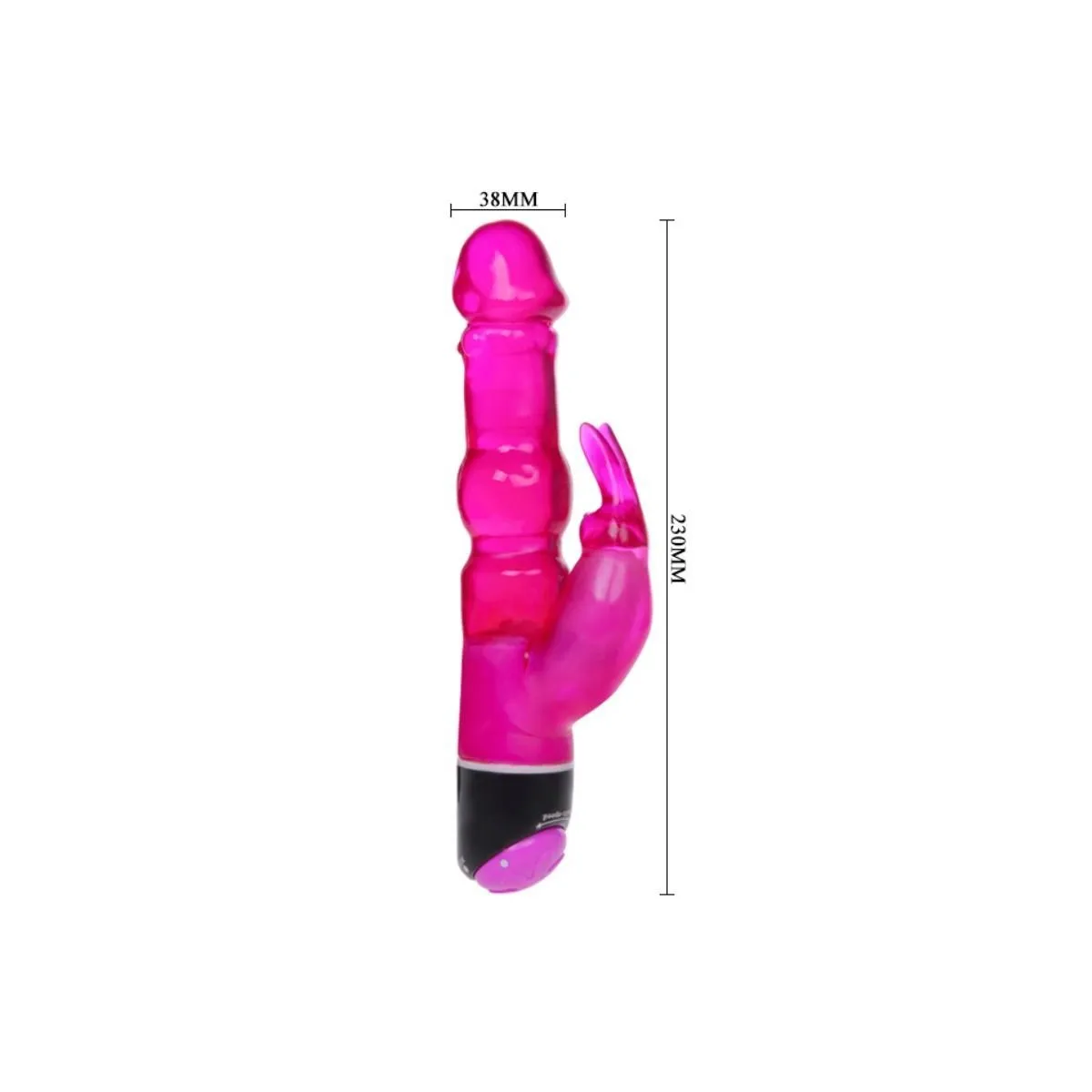 Waves Of Pleasure Fantasy Vibrator mit Flieder Rabbit 23 cm von Baile Vibrators | Fesselliebe.de