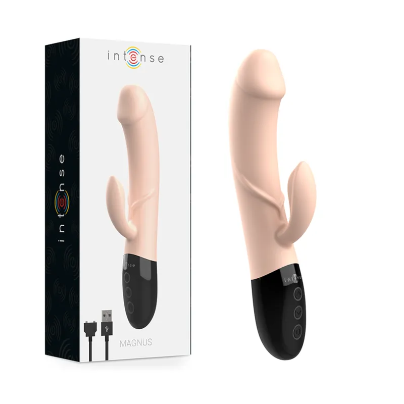 Natürlicher wiederaufladbarer Vibrator Magnus Dual von Intense Fun | Fesselliebe.de