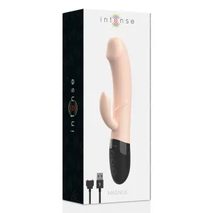 Natürlicher wiederaufladbarer Vibrator Magnus Dual von Intense Fun