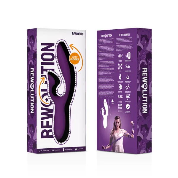 Rewofun Flexibler Vibrator mit Rabbit von Rewolution | Fesselliebe.de