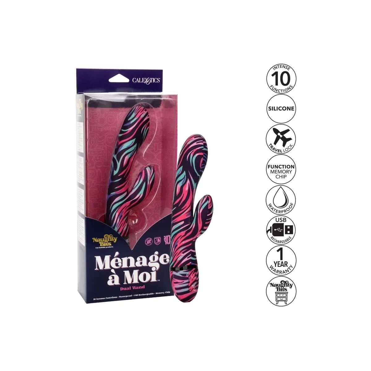 Menage A Moi Dual Wand Vibrator von Calexotics | Fesselliebe.de