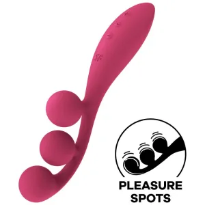 Tri Ball 1 Multivibrator Rot von Satisfyer Vibrator | Fesselliebe.de