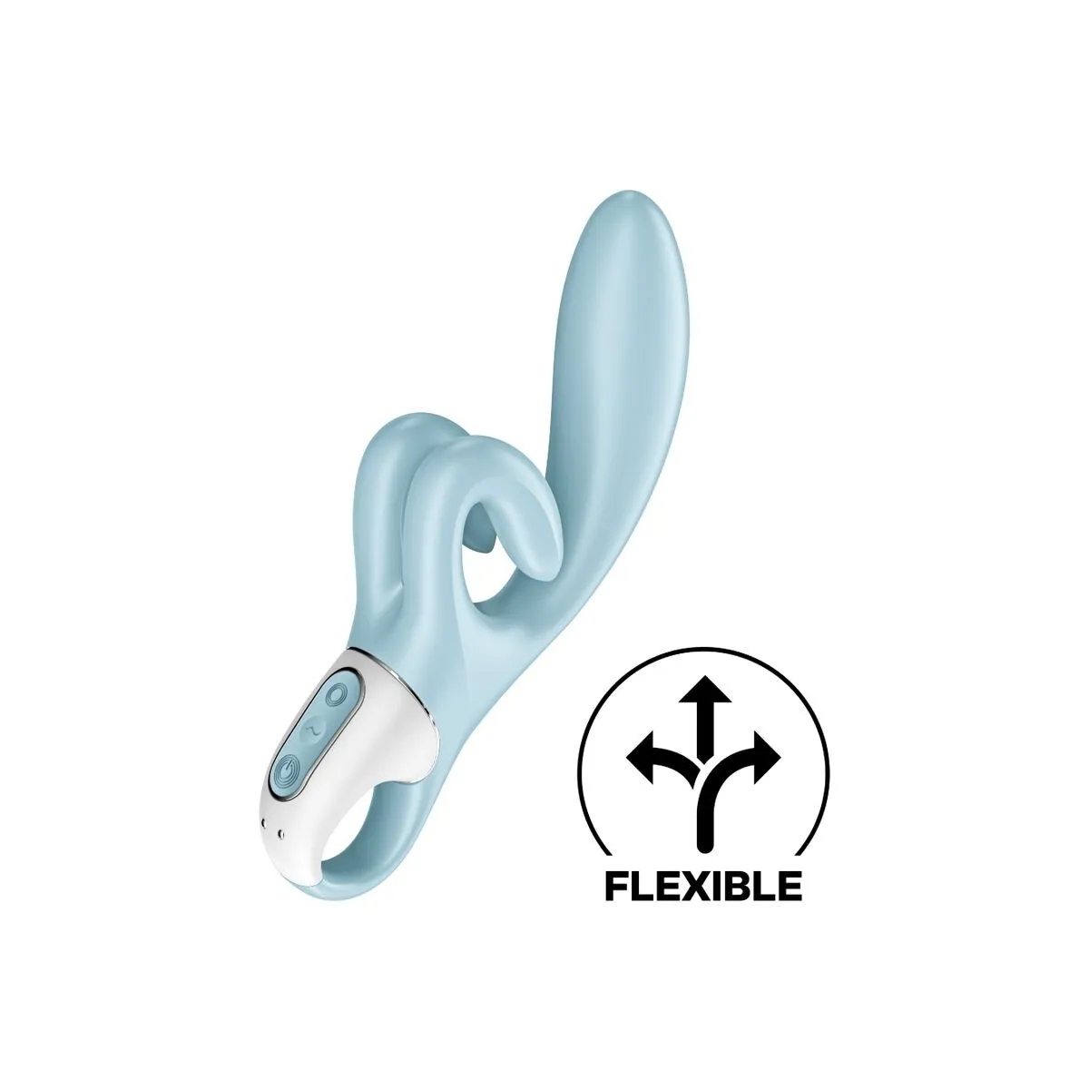 Touch Me Rabbit Vibration Blau von Satisfyer Vibrator | Fesselliebe.de