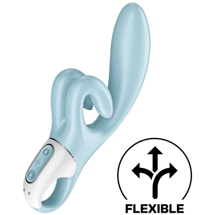 Touch Me Rabbit Vibration Blau von Satisfyer Vibrator | Fesselliebe.de