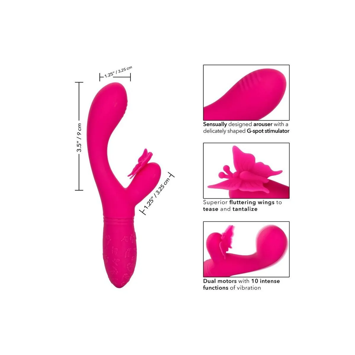 Schmetterling Kuss Flutter Rosa von Calexotics | Fesselliebe.de