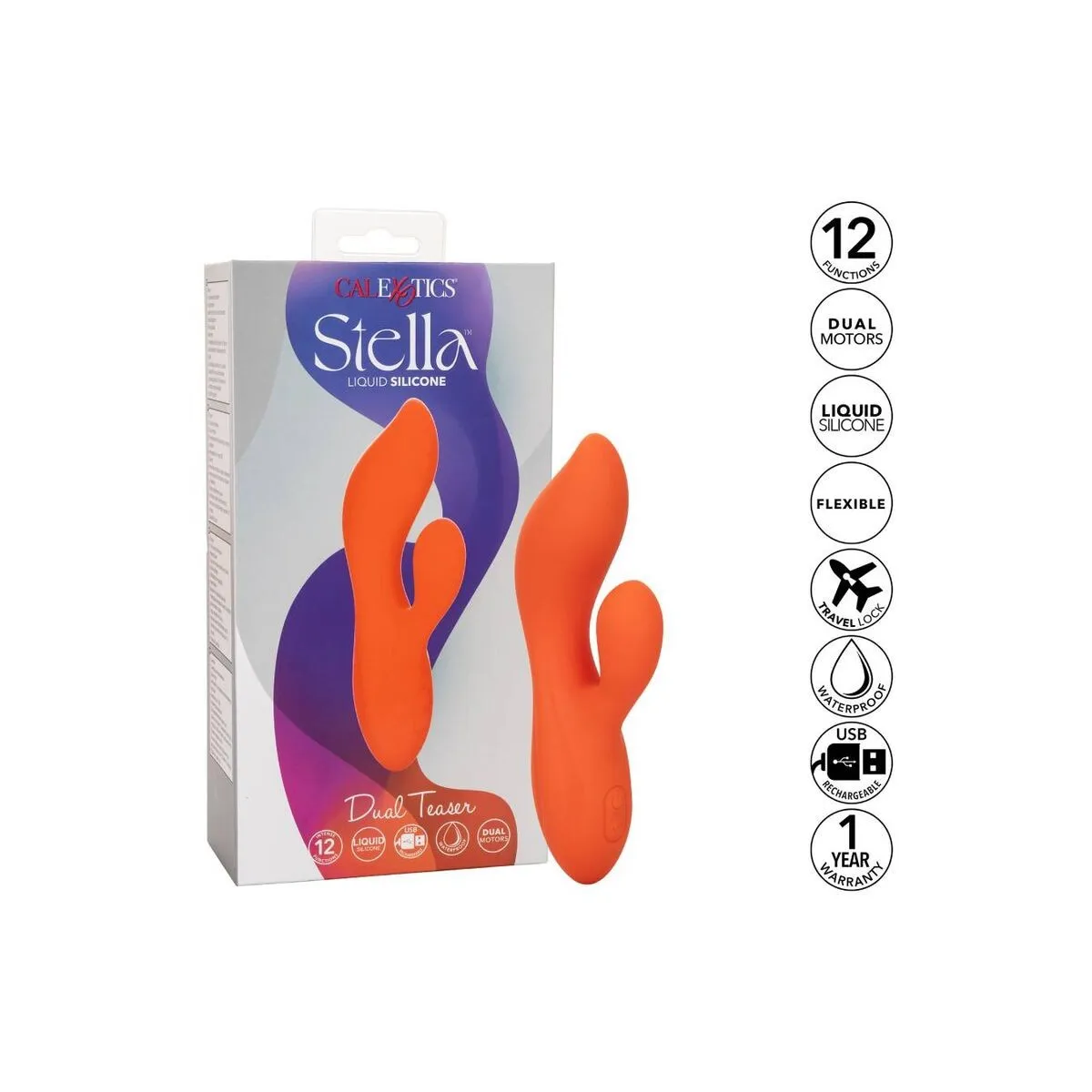 Stella Dual Teaser Orange von Calexotics | Fesselliebe.de