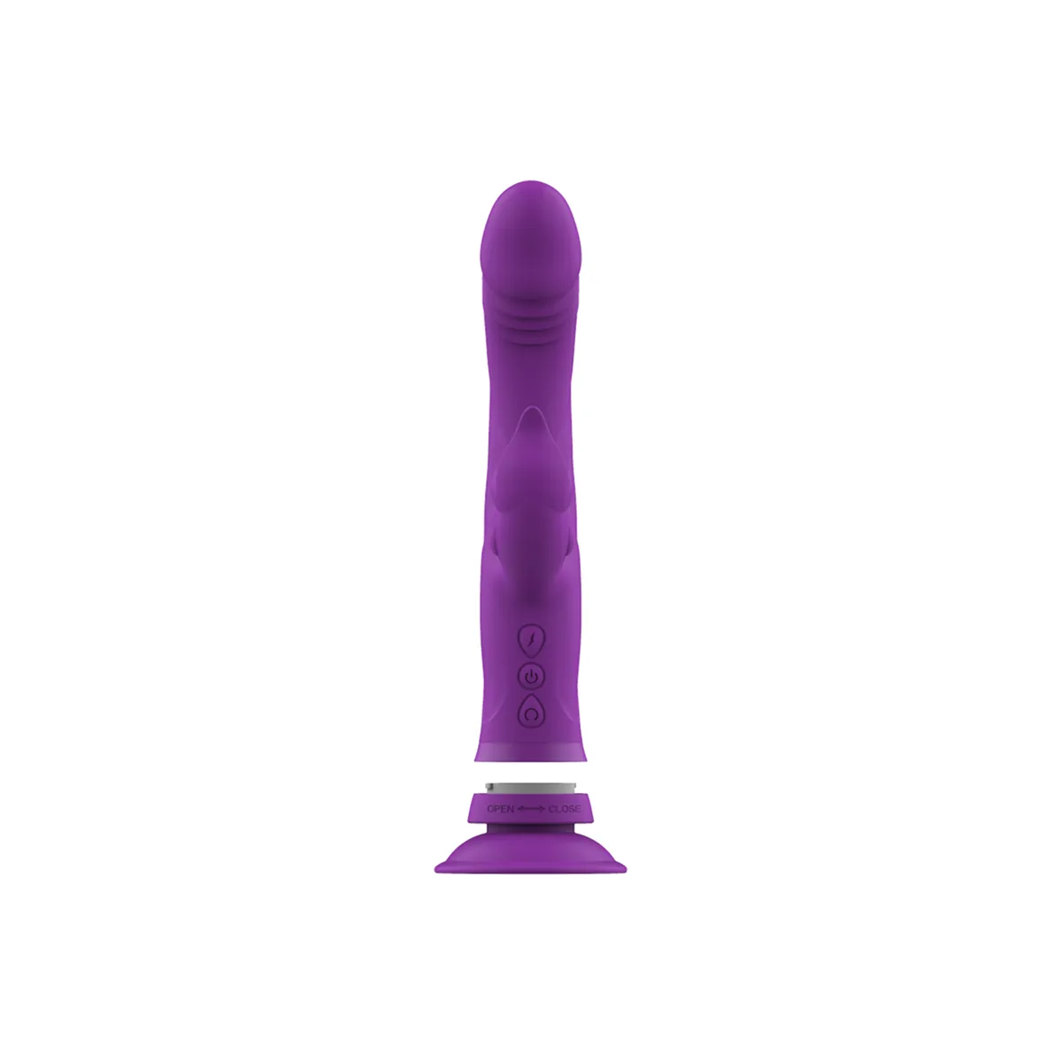 Casanova Rabbit Silikonvibrator Dreifachmotor Lila von Intense Fun | Fesselliebe.de