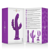 Casanova Rabbit Silikonvibrator Dreifachmotor Lila von Intense Fun | Fesselliebe.de