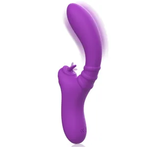 Harry Flexibler Vibrator mit Lila Zunge von Intense Fun