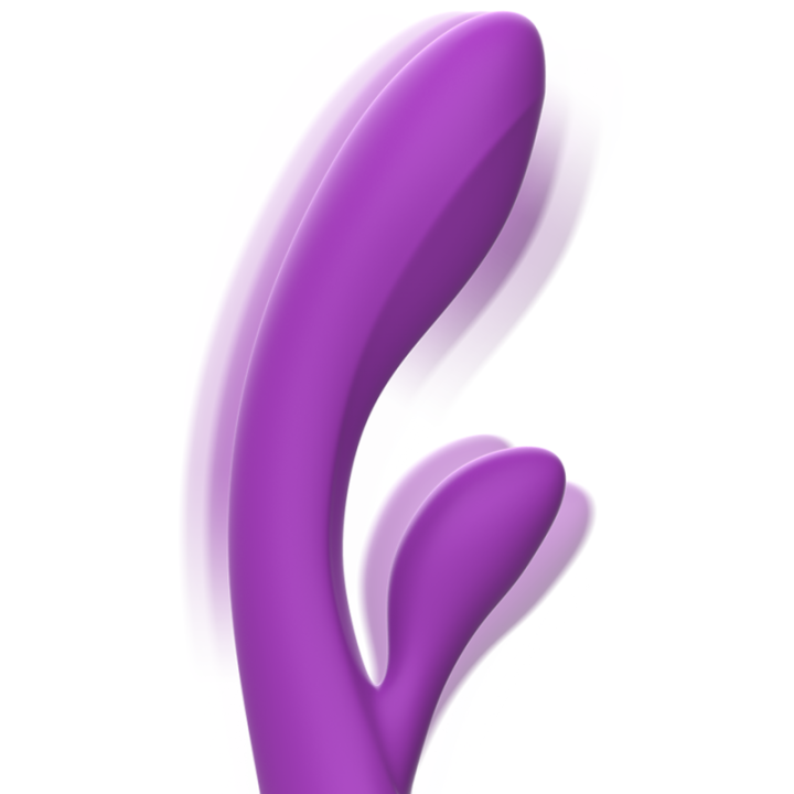 Luigi Rabbit Vibrator Flüssiges Silikon Lila von Intense Fun | Fesselliebe.de