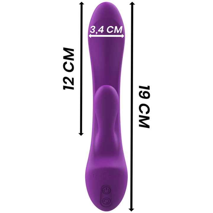 Luigi Rabbit Vibrator Flüssiges Silikon Lila von Intense Fun | Fesselliebe.de