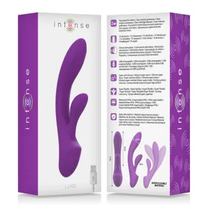 Luigi Rabbit Vibrator Flüssiges Silikon Lila von Intense Fun