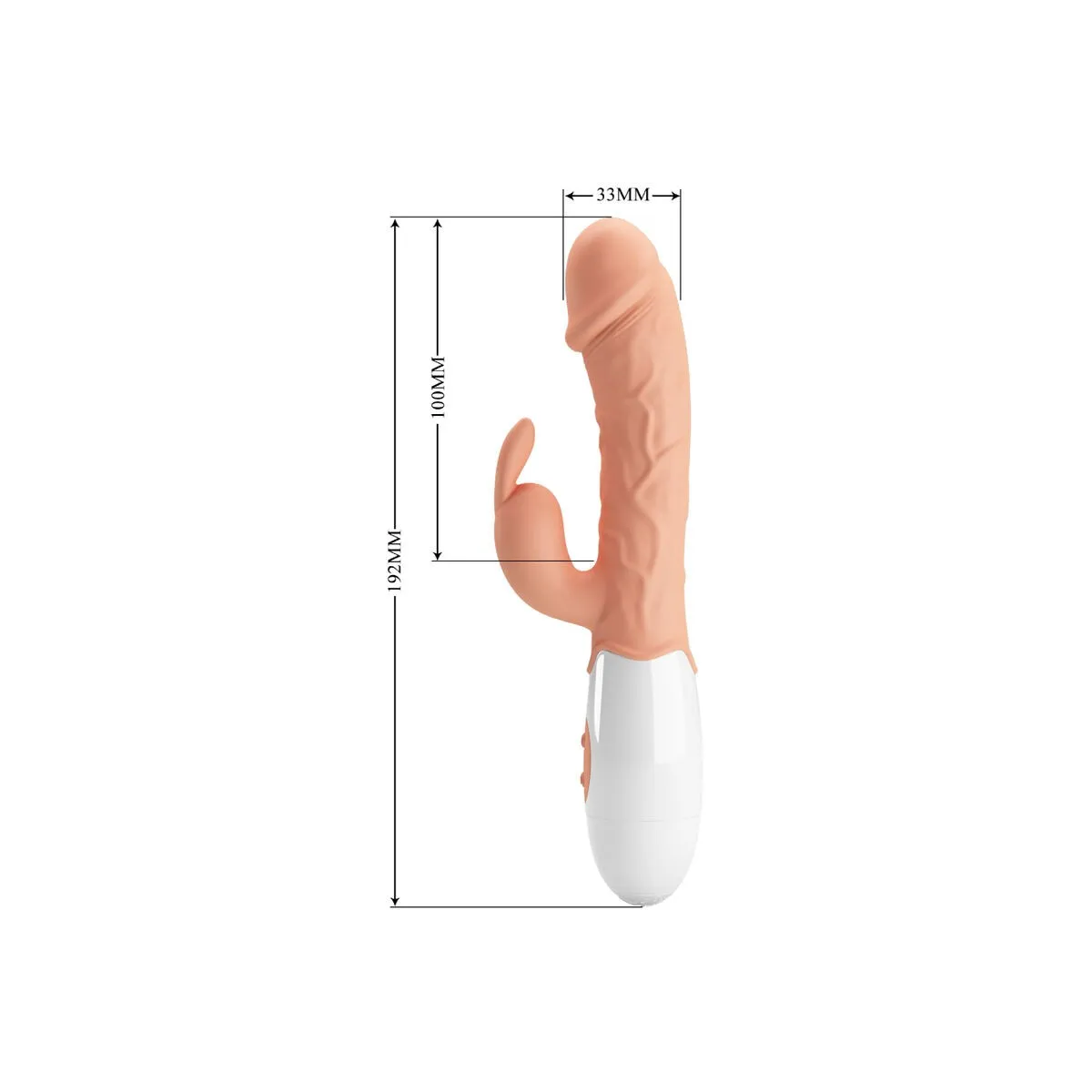 Osterhasen-Vibrator mit Stimulator von Pretty Love | Fesselliebe.de