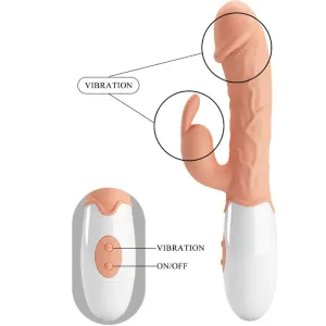 Osterhasen-Vibrator mit Stimulator von Pretty Love