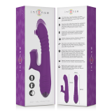 Iggy Multifunktions-Wiederaufladbarer Vibrator Up & Down mit Klitorelstimulator Lila von Intense Fun | Fesselliebe.de