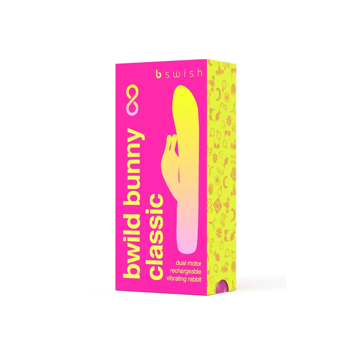 Bwild Bunny Infinite Klassischer wiederaufladbarer Vibrator Rosa Silikon von B Swish | Fesselliebe.de