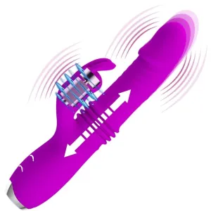 Dorothy Purple wiederaufladbarer Rabbitvibrator von Pretty Love C-Type