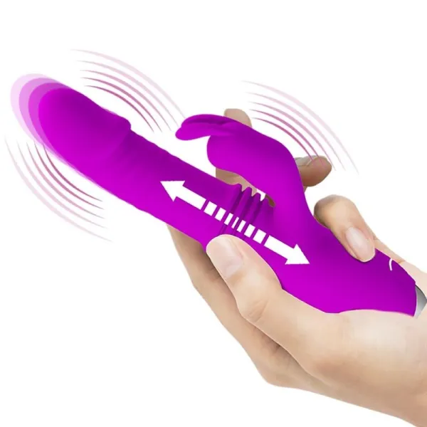 Dorothy Purple wiederaufladbarer Rabbitvibrator von Pretty Love C-Type | Fesselliebe.de