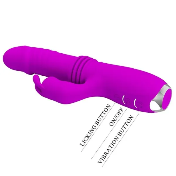 Dorothy Purple wiederaufladbarer Rabbitvibrator von Pretty Love C-Type | Fesselliebe.de