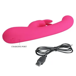 Lamar Rabbit Vibrator & Rosa G-Spot von Pretty Love Led