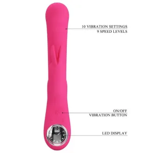 Lamar Rabbit Vibrator & Rosa G-Spot von Pretty Love Led