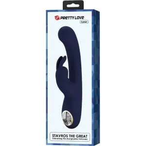 Lamar Rabbit Vibrator & Blauer G-Spot von Pretty Love Led