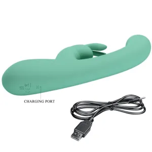 Lamar Rabbit Vibrator & Grüner G-Spot von Pretty Love Led