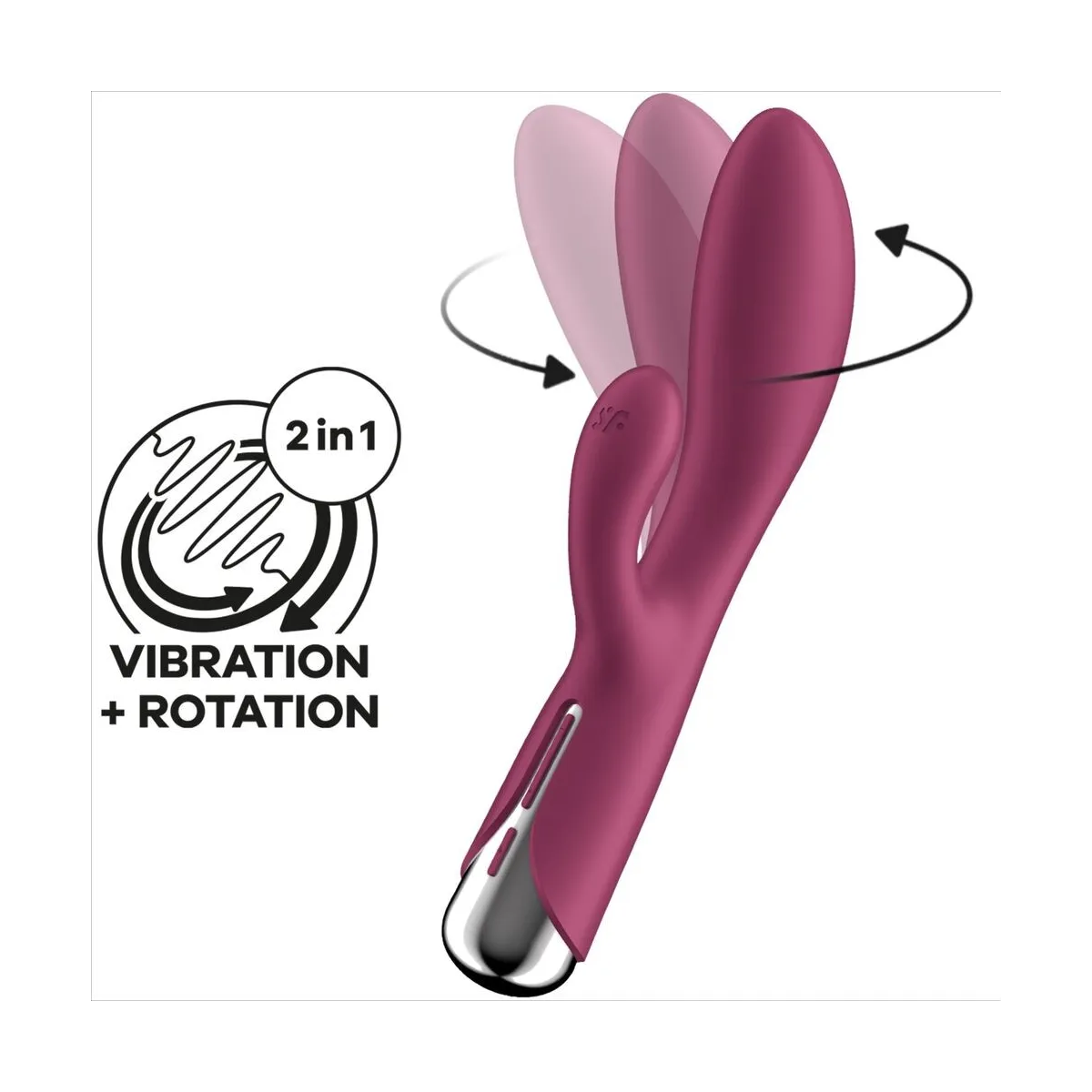 Spinning Rabbit 1 Stimulation der Klitoris und des Roten G-Punkts von Satisfyer Vibrator | Fesselliebe.de