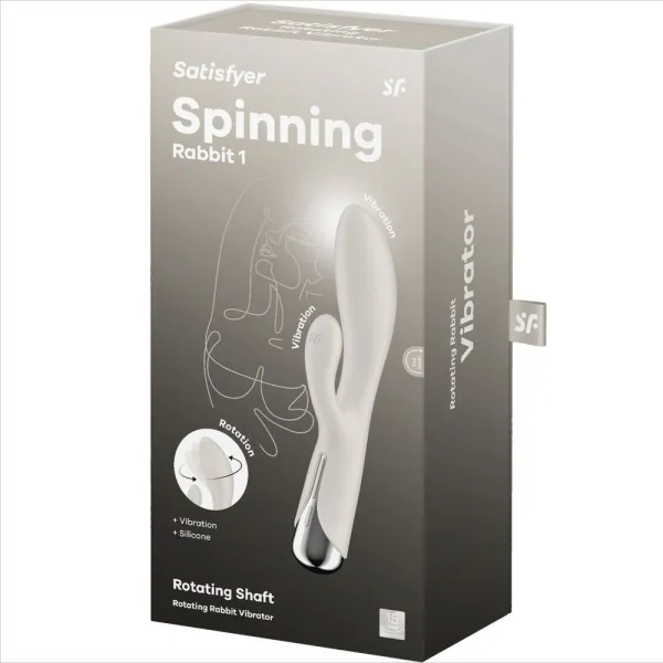 Spinning Rabbit 1 Klitoris und G-Spot Stimulation Beige von Satisfyer Vibrator | Fesselliebe.de