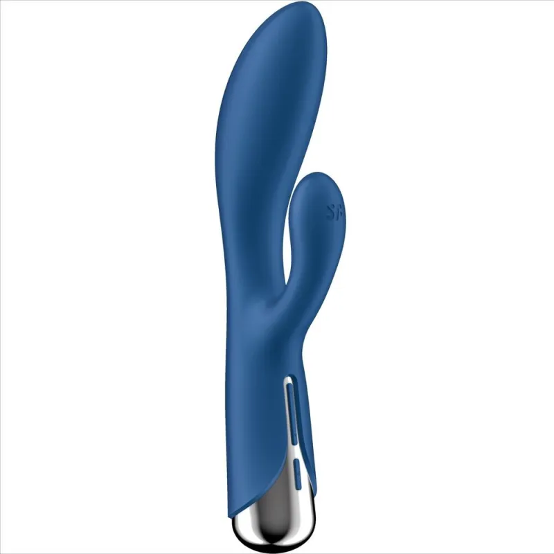 Spinning Rabbit 1 Klitoris und G-Spot Stimulation Blau von Satisfyer Vibrator | Fesselliebe.de