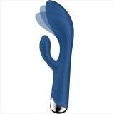 Spinning Rabbit 1 Klitoris und G-Spot Stimulation Blau von Satisfyer Vibrator | Fesselliebe.de