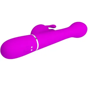 Dejon Rabbit Vibrator 3 In 1 Multifunktionsviolett von Pretty Love Flirtation