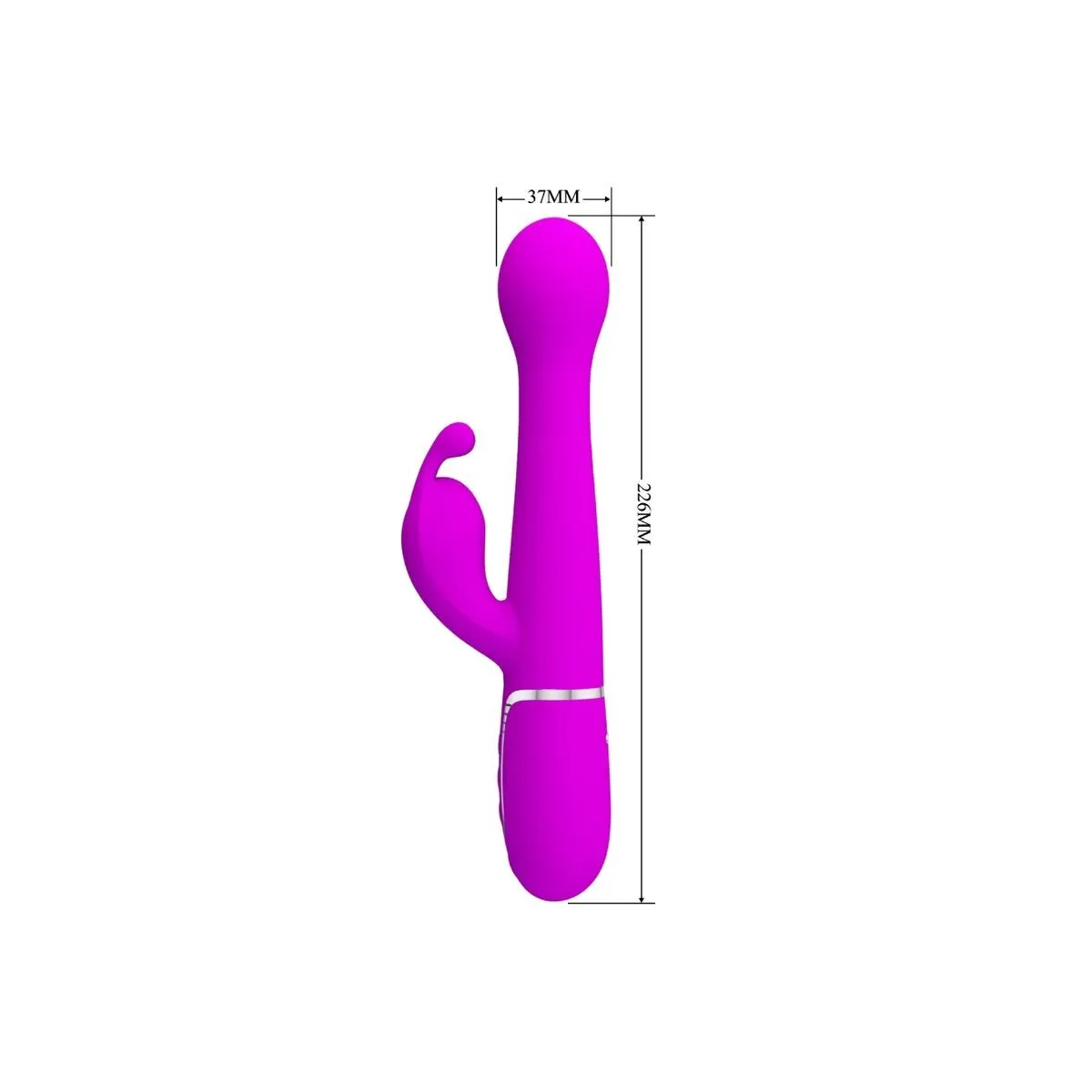 Dejon Rabbit Vibrator 3 In 1 Multifunktionsviolett von Pretty Love Flirtation | Fesselliebe.de