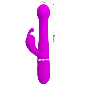 Dejon Rabbit Vibrator 3 In 1 Multifunktionsviolett von Pretty Love Flirtation