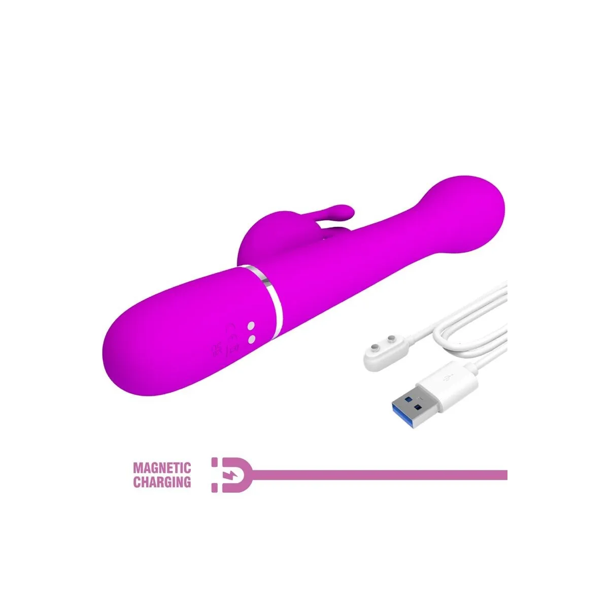Dejon Rabbit Vibrator 3 In 1 Multifunktionsviolett von Pretty Love Flirtation | Fesselliebe.de