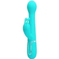 Dejon Rabbit Vibrator 3 In 1 Multifunktions-Aquagrün von Pretty Love Flirtation