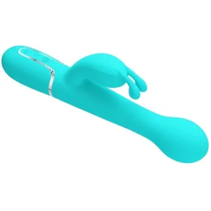 Dejon Rabbit Vibrator 3 In 1 Multifunktions-Aquagrün von Pretty Love Flirtation